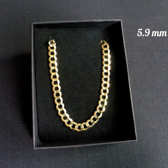 Other - Real 10K Gold 24" Cuban Chain Appraised $2650 High End Solid 10K Gold Curb Chain